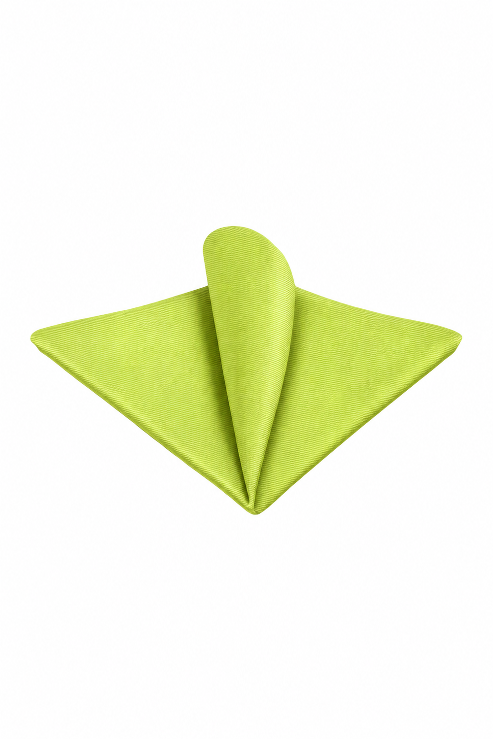 Ted Stanford Neon Yellow Modern Solid Pocket Square