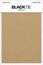 Gold Luxury Satin fabric swatch card