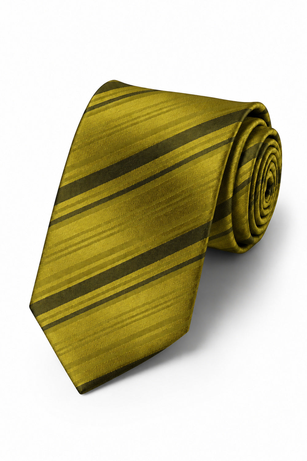Cardi New Gold Striped Satin Necktie