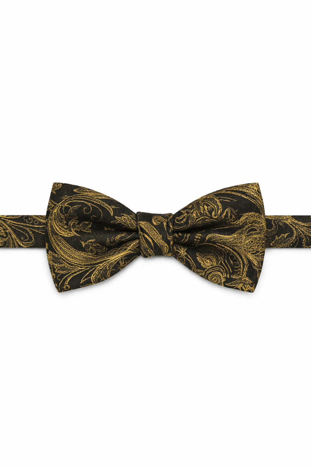 Cardi Pre-Tied New Gold Tapestry Bow Tie