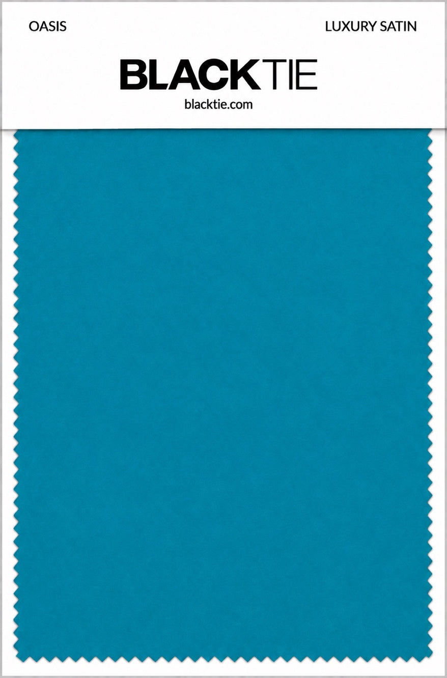 Oasis Luxury Satin fabric swatch card