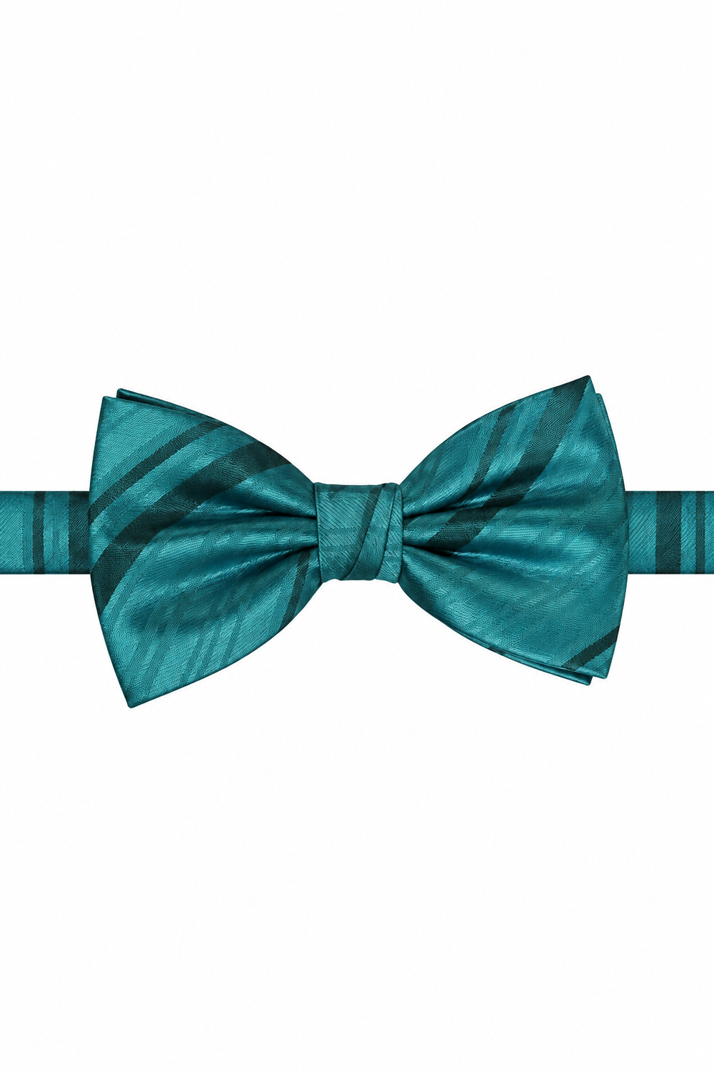 Cardi Pre-Tied Oasis Striped Satin Bow Tie