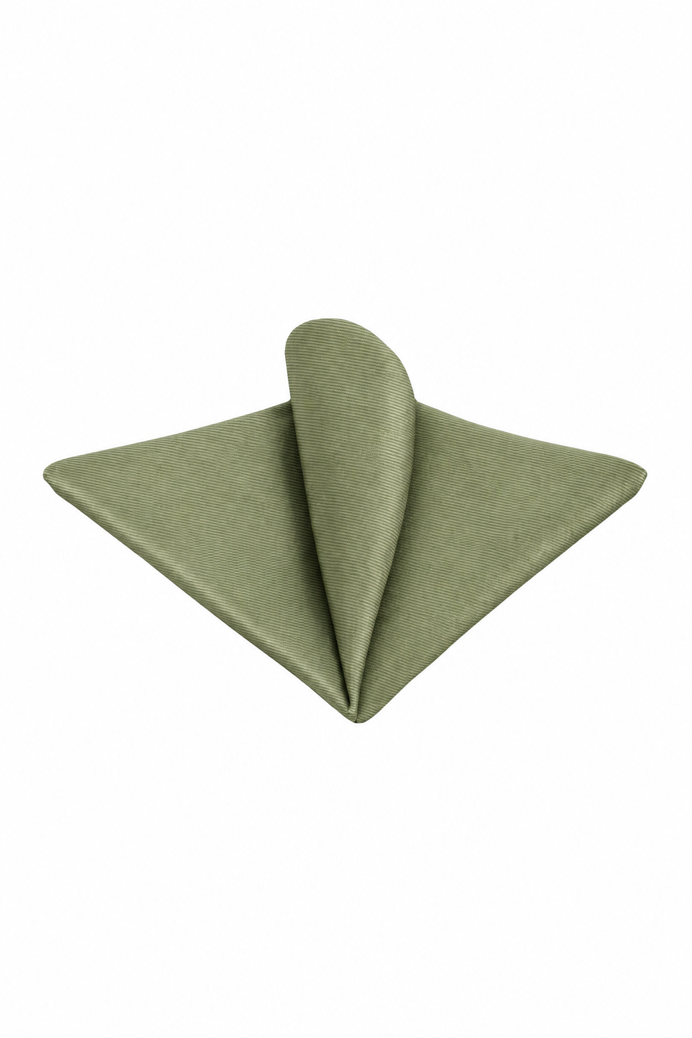 Ted Stanford Olive Modern Solid Pocket Square