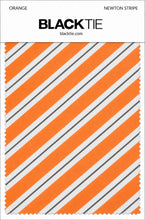 Cardi Orange Newton Stripe Necktie