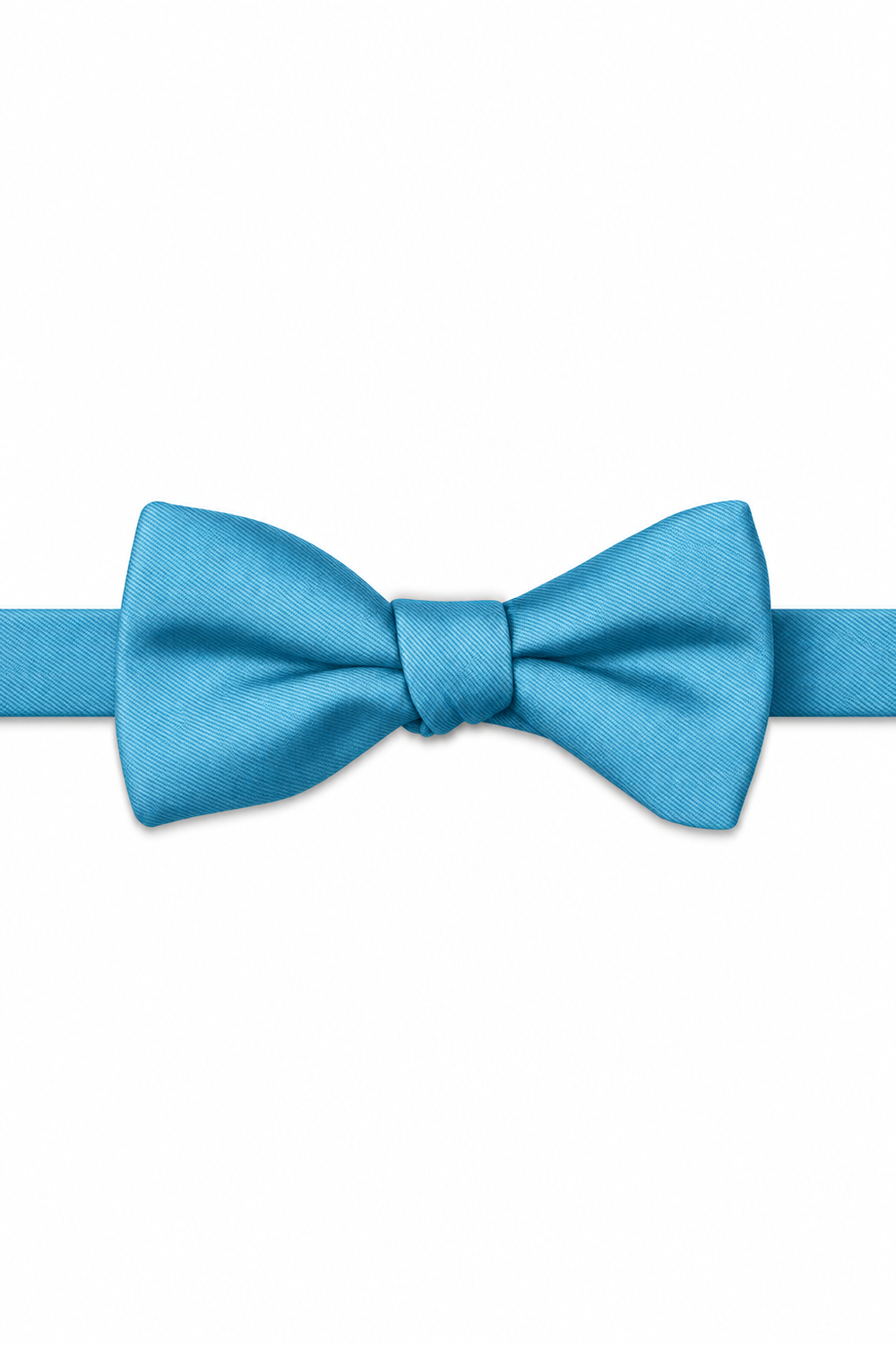Pacific Modern Solid Bow Tie - pre-tied bow tie, front view