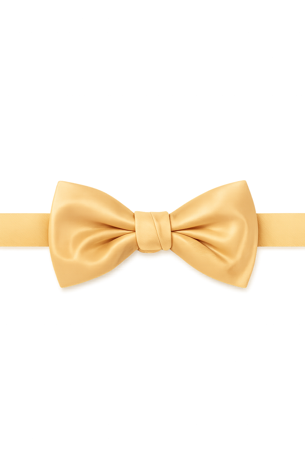 Cardi Pre-Tied Peach Luxury Satin Bow Tie