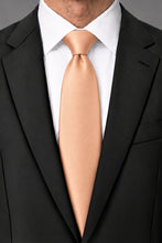 Cardi Peach Luxury Satin Necktie