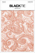 Cardi Peach Tapestry Necktie