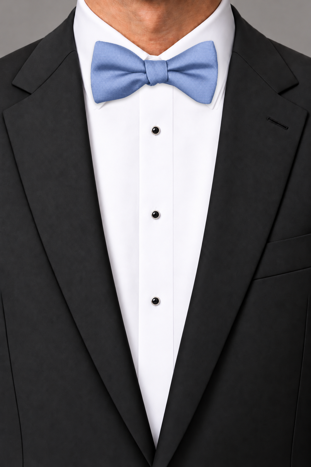 Ted Stanford Periwinkle (700) Modern Solid Bow Tie