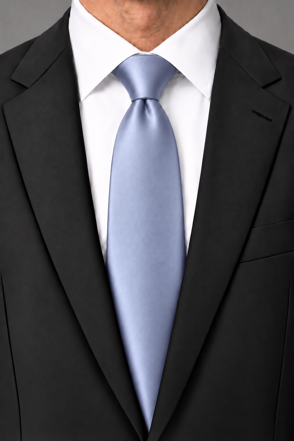 Cardi Periwinkle Luxury Satin Necktie