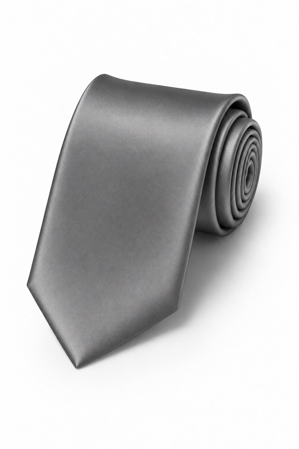 Cardi Pewter Luxury Satin Necktie
