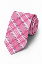 Cardi Pink Madison Plaid Necktie