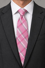 Cardi Pink Madison Plaid Necktie