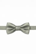 Cristoforo Cardi Pre-Tied Platinum Noble Silk Bow Tie