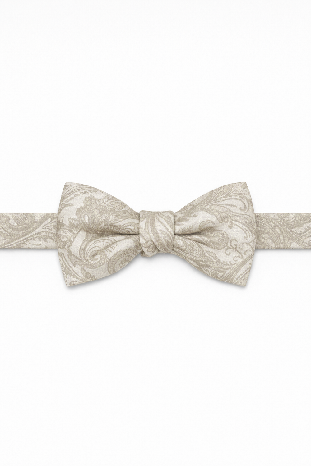 Cardi Pre-Tied Platinum Tapestry Bow Tie