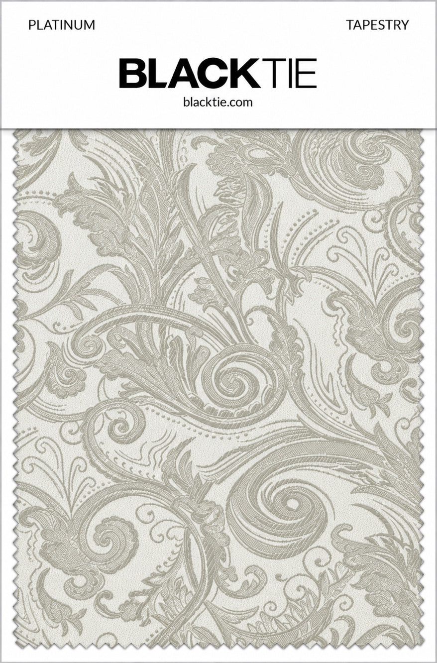 Cardi Platinum Tapestry Necktie