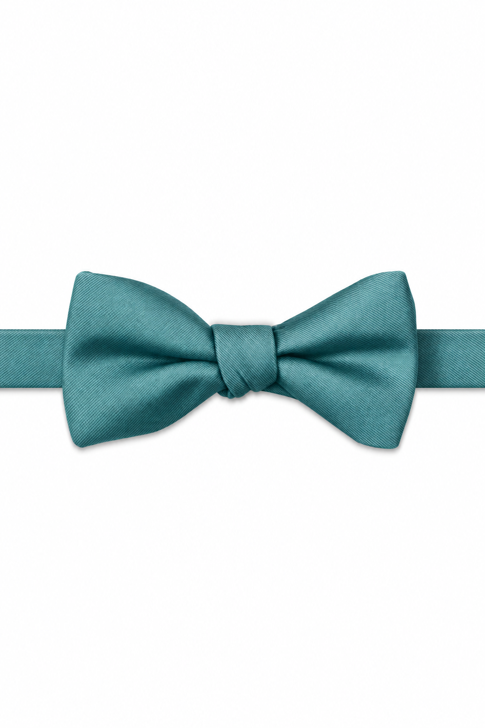 Pool Modern Solid Bow Tie - pre-tied bow tie, front view