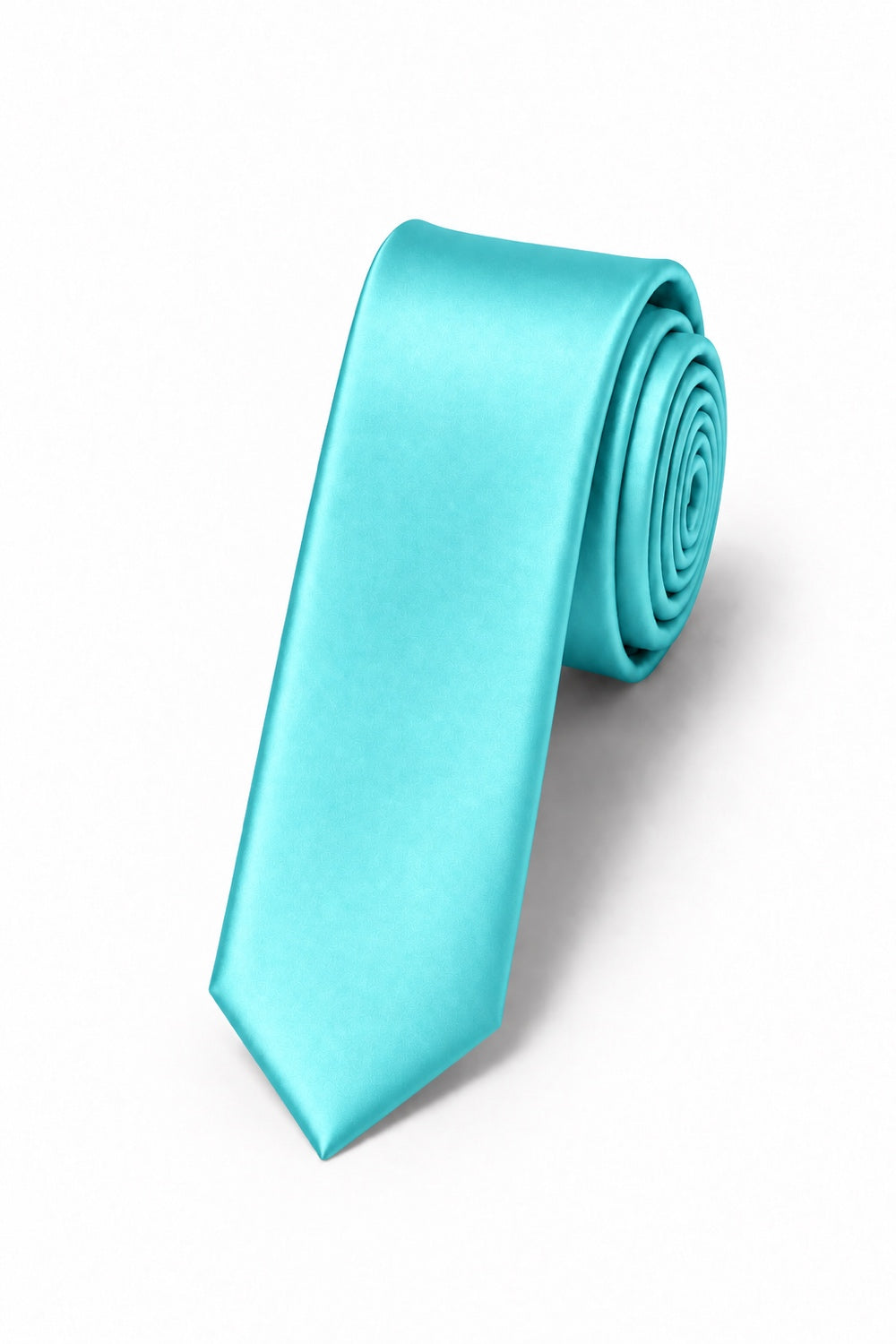 Cardi Pool Luxury Satin Skinny Necktie