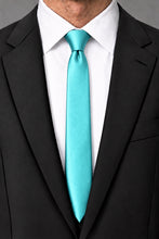 Cardi Pool Luxury Satin Skinny Necktie