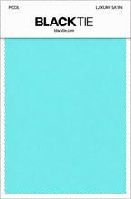 Pool Luxury Satin fabric swatch card