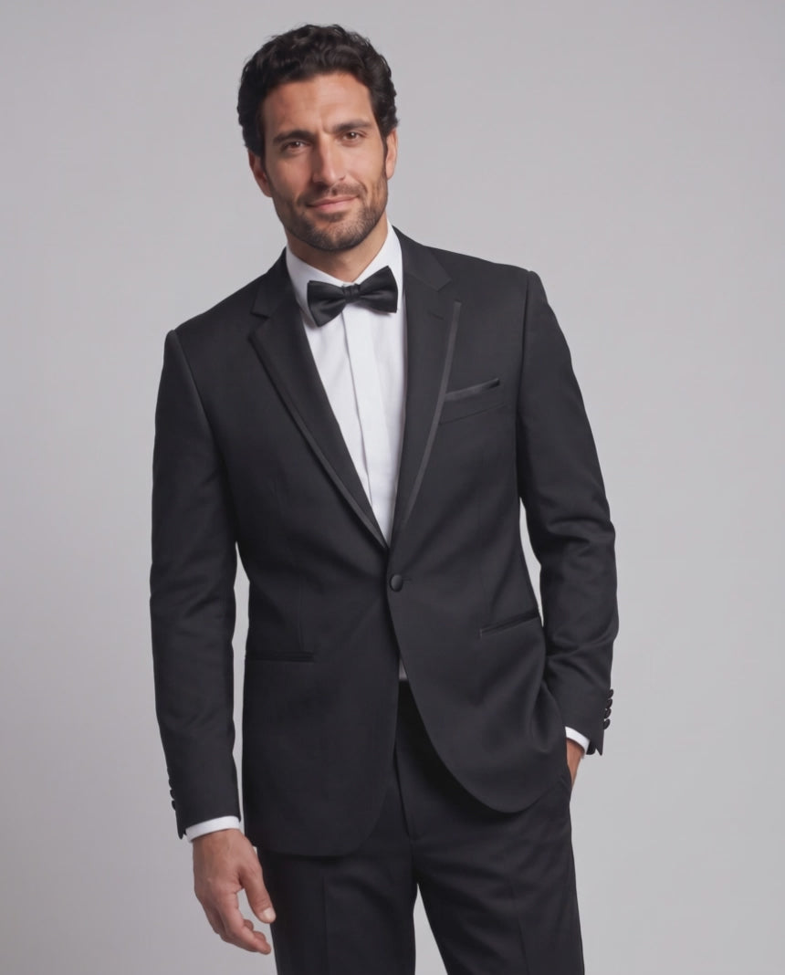 "Edge" Black Tuxedo Jacket