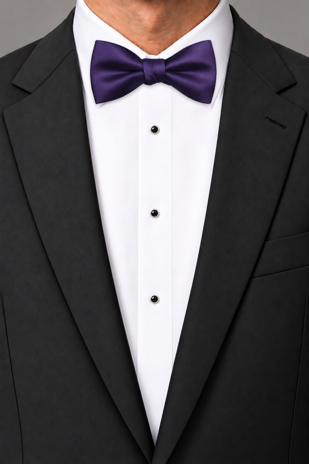 BLACKTIE Purple Eternity Bow Tie