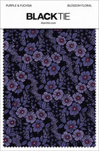 Ted Stanford Purple & Fuchsia Blossom Floral Necktie