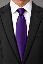 Cardi Purple Luxury Satin Necktie
