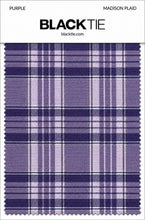 Cardi Purple Madison Plaid Necktie