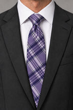 Cardi Purple Madison Plaid Necktie