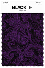 Cardi Purple Tapestry Necktie