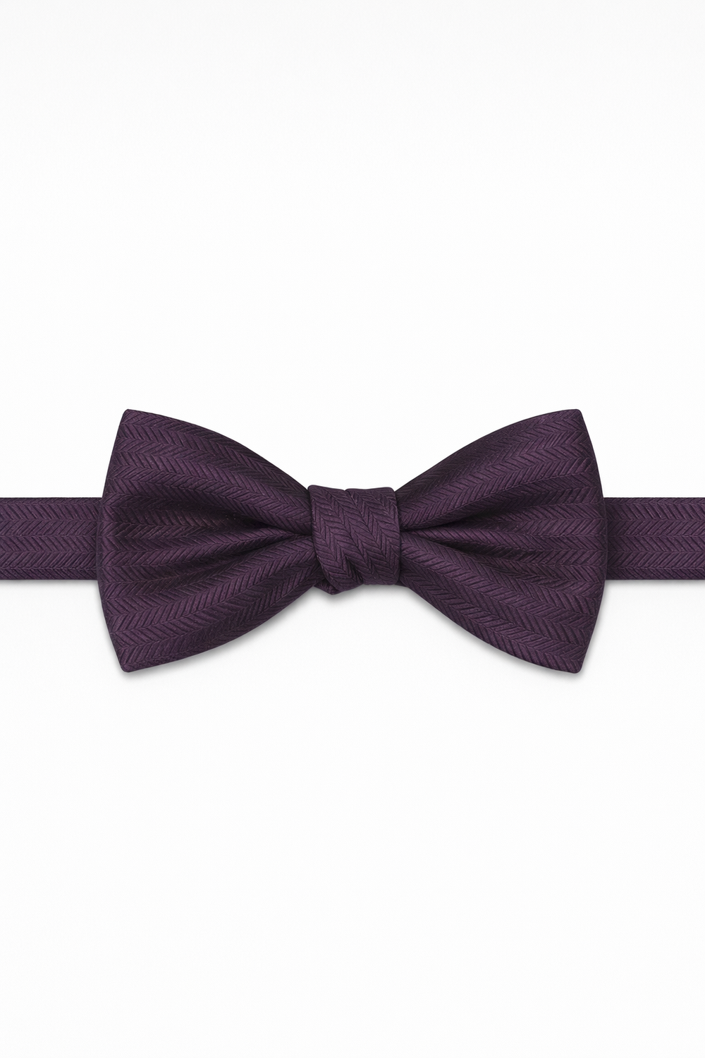 Cardi Raisin Herringbone Bow Tie