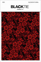 Ted Stanford Red Blossom Floral Necktie