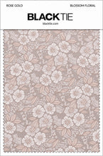 Ted Stanford Rose Gold Blossom Floral Necktie