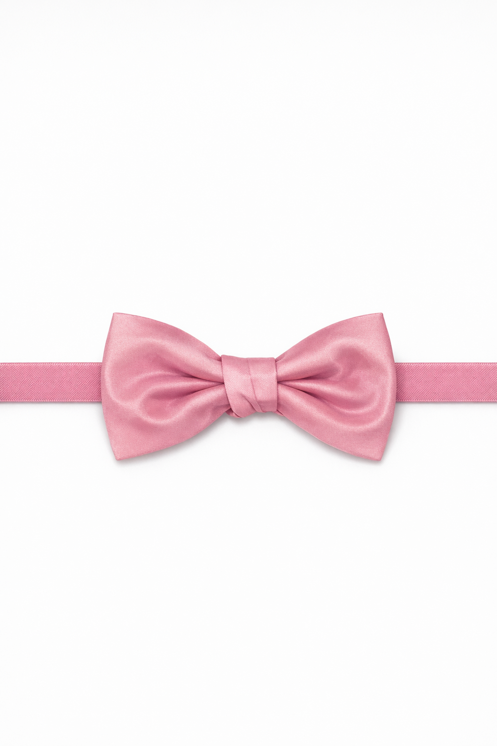 Cardi Pre-Tied Rose Petal Luxury Satin Bow Tie