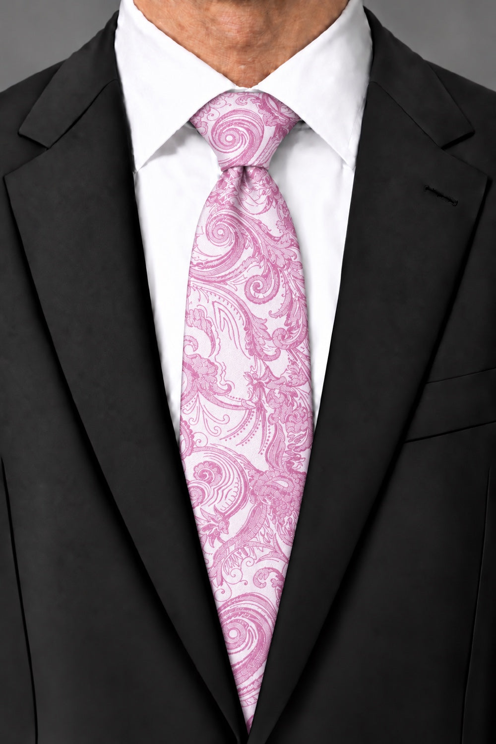 Cardi Rose Petal Tapestry Necktie