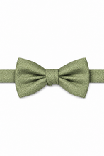Cardi Sage Herringbone Bow Tie