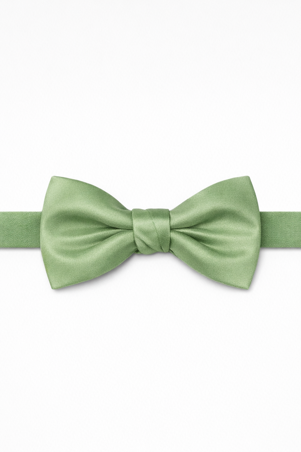 Cardi Pre-Tied Sage Luxury Satin Bow Tie
