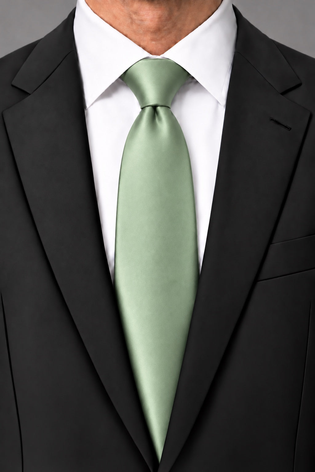 Cardi Sage Luxury Satin Necktie