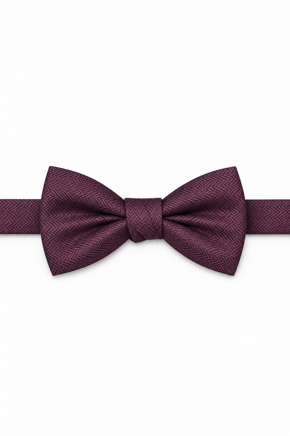 Cardi Sangria Herringbone Bow Tie