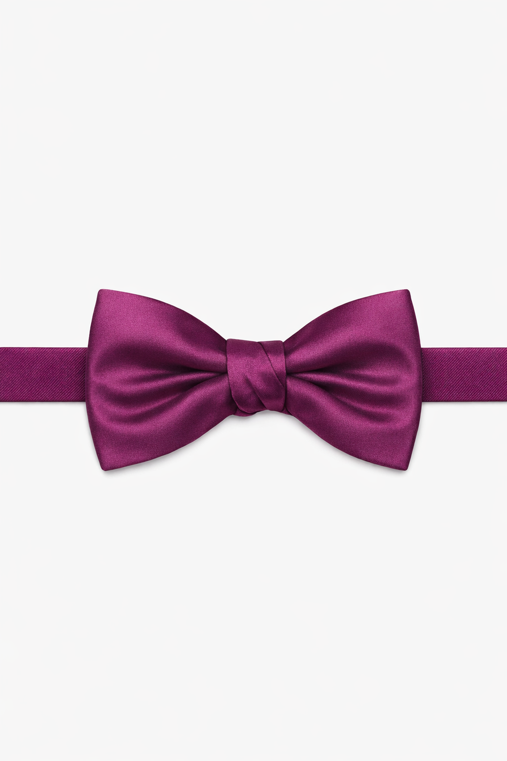 Cardi Pre-Tied Sangria Luxury Satin Bow Tie
