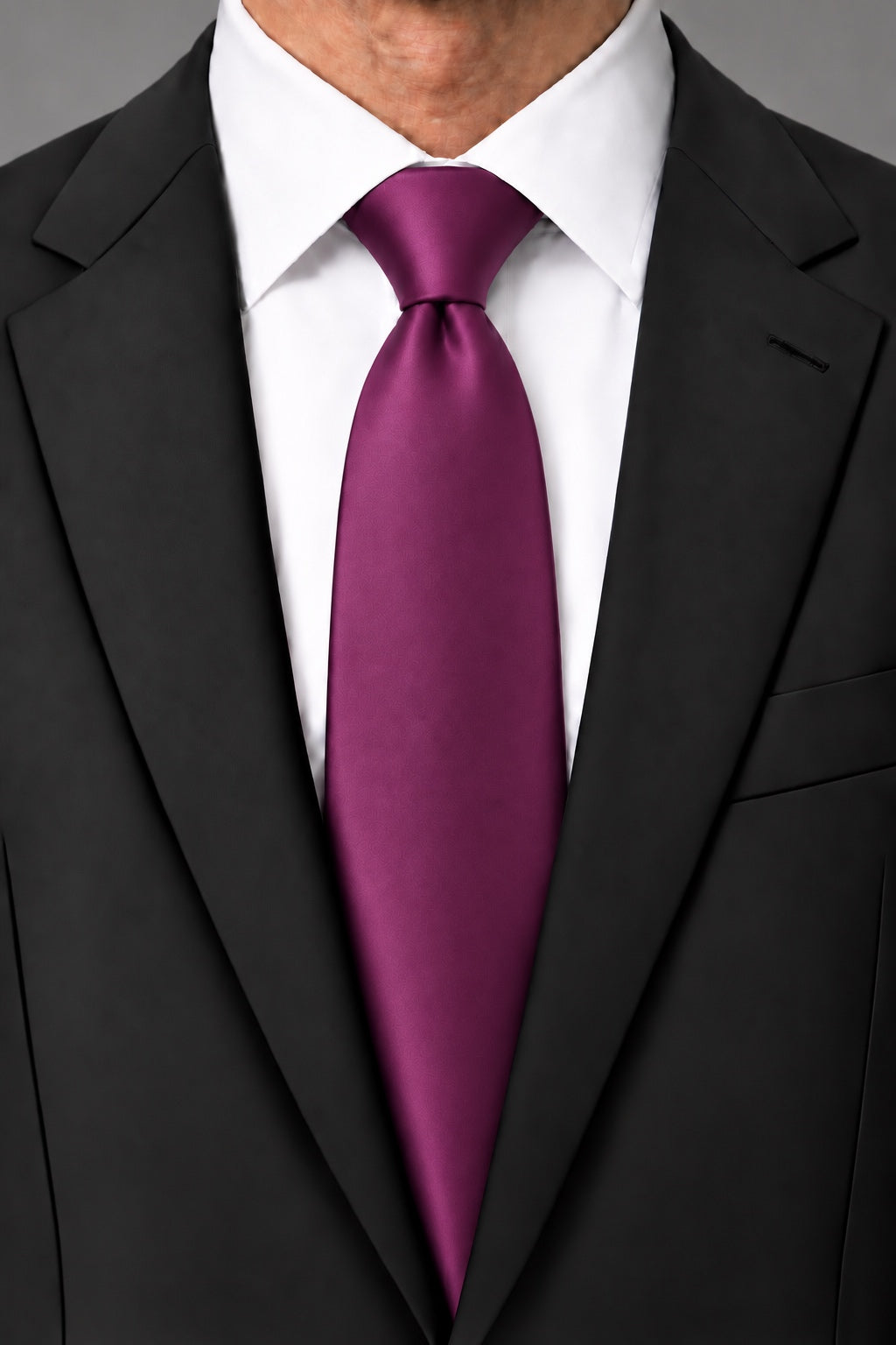 Cardi Sangria Luxury Satin Necktie