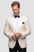 Ted Stanford "Savannah" Ivory & Gold Peak Tuxedo Jacket (Separates)