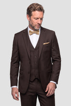 Allure Men "Savoy" Brown Suit Jacket (Separates)