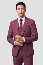Allure Men "Savoy" Burgundy Suit Jacket (Separates)