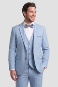Allure Men "Savoy" Light Blue Suit Jacket (Separates)