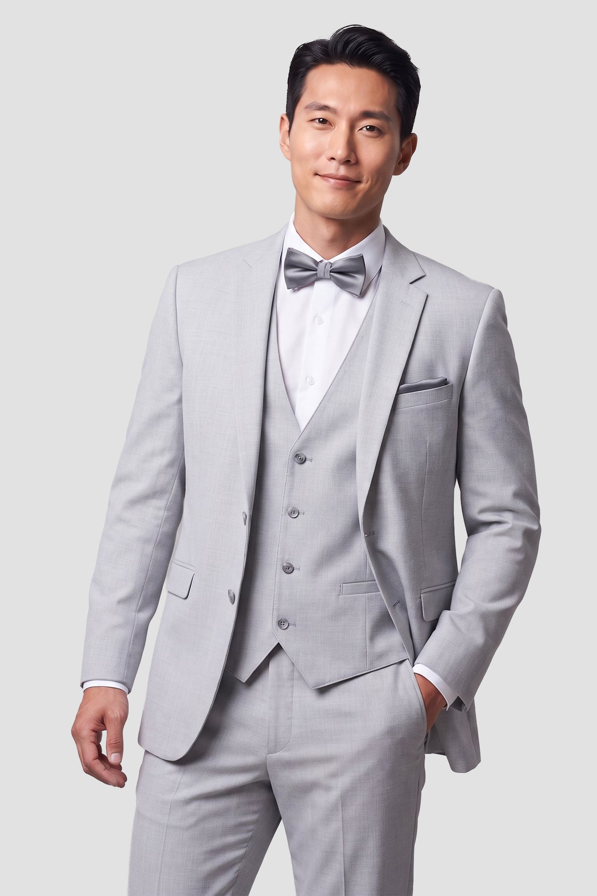 Allure Men "Savoy" Light Grey Suit Jacket (Separates)