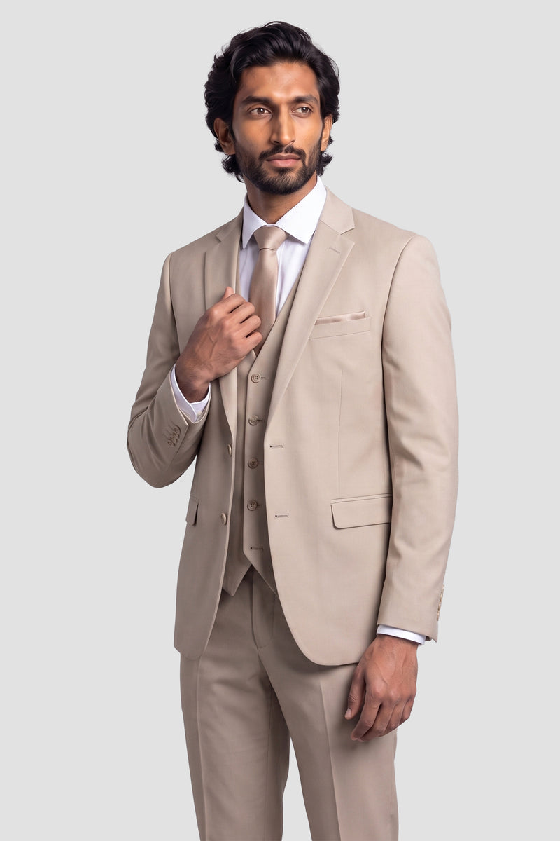 Allure Men "Savoy" Tan Suit Jacket (Separates)