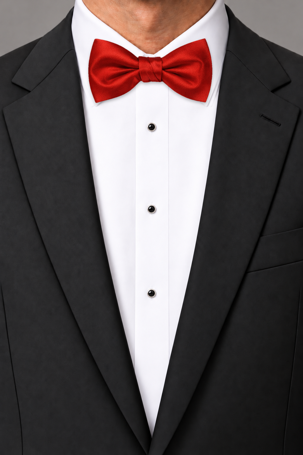 Cardi Scarlet Luxury Satin Bow Tie