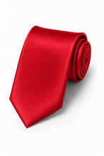 Cardi Scarlet Luxury Satin Necktie